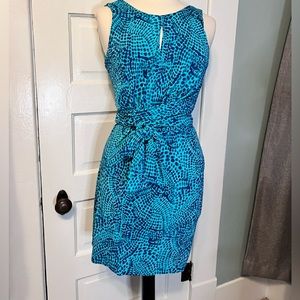 Banana Republic Issa London Collection Teal dress sz 8
